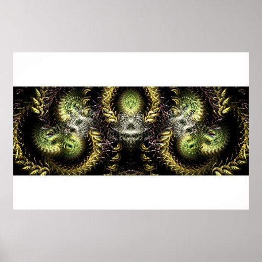 Fracamaska Fractal Poster (Voorkant)