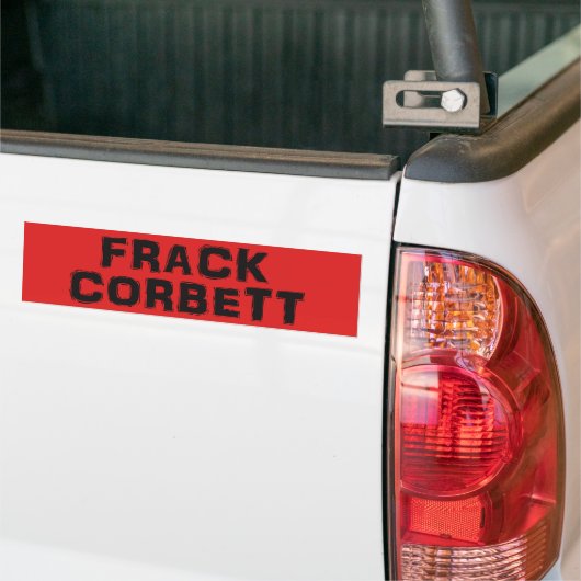Frack Corbett Bumpersticker v.2 (Op Truck)