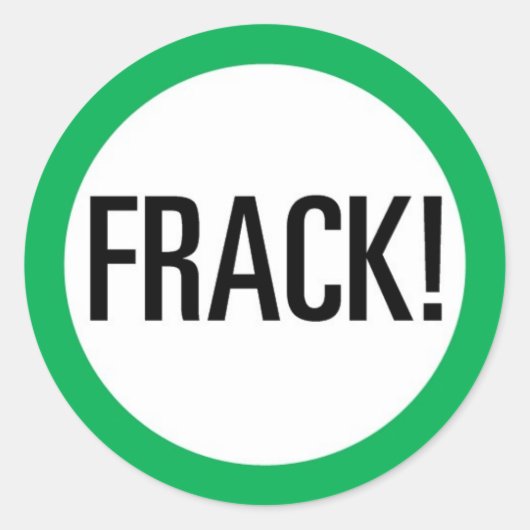 Frack! Ronde Sticker (Voorkant)