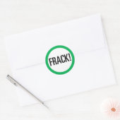 Frack! Ronde Sticker (Envelop)