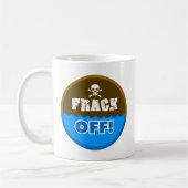 FRACK UIT! - fracking/vervuiling/activist/protesta Koffiemok (Links)