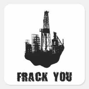 Frack You Vierkante Sticker