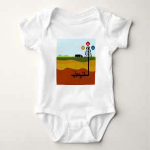 Fracking Oil Diagram Romper