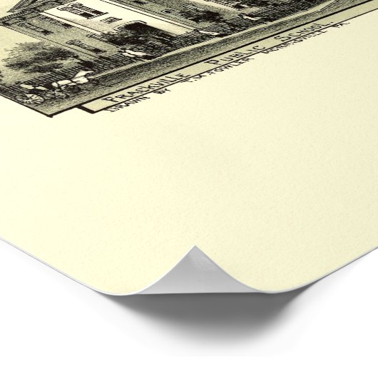 Frackville, PA Panorama - 1889 Poster (Hoek)