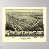Frackville, Pennsylvania (1889) Poster (Voorkant)