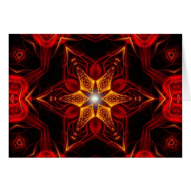 FRACTa REDSTAR-kaart (Voorkant Horizontaal)