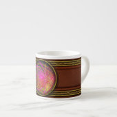 Fractaal - Abstract - Loopy Doopy Espresso Kop (Voorkant rechts)
