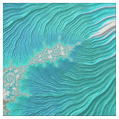 Fractaal Afbeelding op 100% katoenverbinding Stof (Swatch)