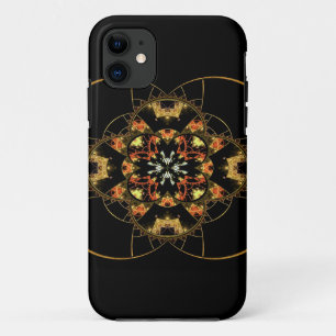 fractaal gekleurd glas Case-Mate iPhone case