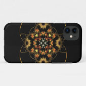 fractaal gekleurd glas Case-Mate iPhone case (Achterkant (horizontaal))