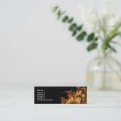 Fractaal koper mini visitekaartje (Staand voorkant)