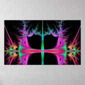 Fractaal landschap poster (Voorkant)