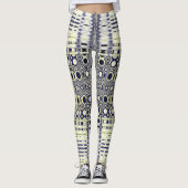 Fractaal lichtpatroon leggings (Voorkant)