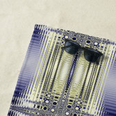 Fractaal lichtpatroon strandlaken (In situ)