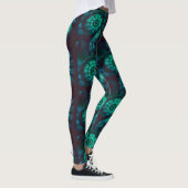 Fractaal malachiet3 leggings (Rechts)