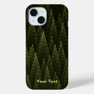 Fractaal naaldbos iPhone 15 case