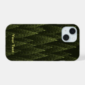 Fractaal naaldbos iPhone 15 case (Achterkant horizontaal)