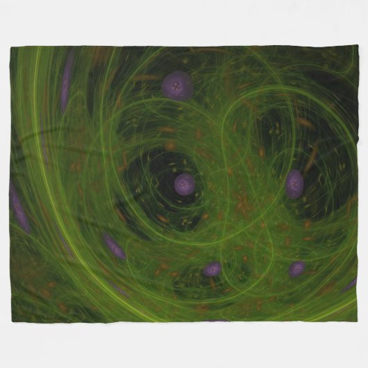 FRACTAAL PLASMA FLEECE DEKEN (Voorkant (Horizontaal))