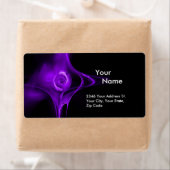 FRACTAAL ROOS 1 Paars Violet Black Etiket (Insitu)