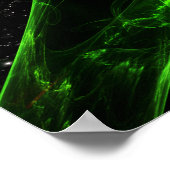 Fractaal Roos (20x16) Poster (Hoek)