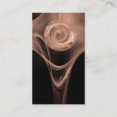 FRACTAAL ROOS 3 antiek zacht roze wit Visitekaartje (Achterkant)