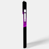 FRACTAAL ROOS, Paars Violet zwart Case-Mate iPhone Case (Achterkant / Links)