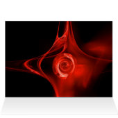 FRACTAAL ROOS, rood groen blauw (Binnen Horizontaal (Boven))