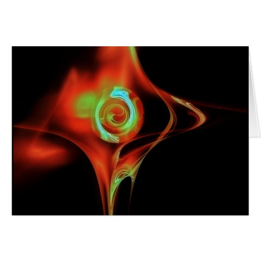 FRACTAAL ROOS, rood groen blauw (Voorkant Horizontaal)