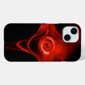 FRACTAAL ROOS, rood zwart Case-Mate iPhone Case (Achterkant (horizontaal))