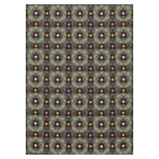 Fractaal visueel harmonisch patroon tafelkleed (Voorkant)