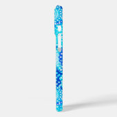 Fractaal wervelpatroon, kobaltblauw Case-Mate iPhone case (Achterkant / Links)