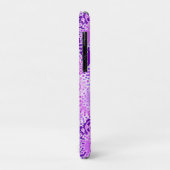 Fractaal wervelpatroon, tinten paars Case-Mate iPhone case (Achterkant/links)