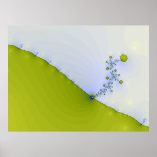 Fractaalbloem Poster (Voorkant)