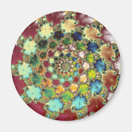 Fractaalcellen - Fractaalmagneet Magneet (Voorkant)