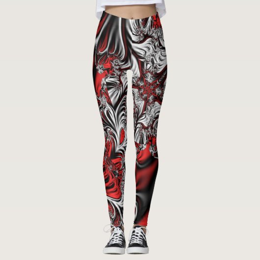 Fractaalpatroon Leggings (Voorkant)