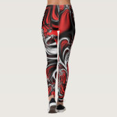 Fractaalpatroon Leggings (Achterkant)