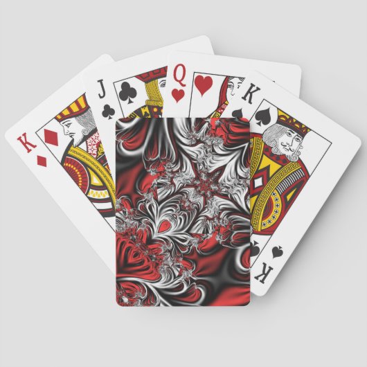 Fractaalpatroon Pokerkaarten (Achterkant)