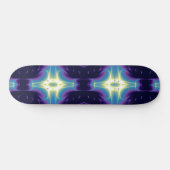 FRACTAFLAME, blauw violet Persoonlijk Skateboard (Horizontaal)