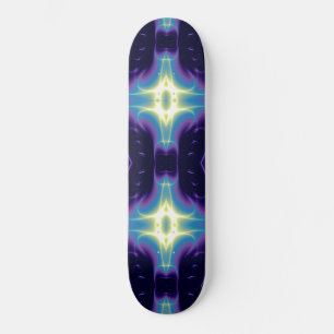 FRACTAFLAME, blauw violet Persoonlijk Skateboard