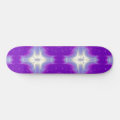 FRACTAFLAME, paarse violen Skateboard (Horizontaal)