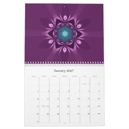Fractal143, 2010 kalender van Tatiana LeLeysha (Jan 2027)