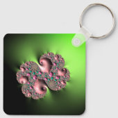 Fractal3 Gelukkige Vaderdag! Sleutelhanger (Achterkant)