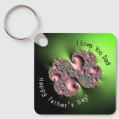 Fractal3 Happy Father's Day! Sleutelhanger (Voorkant)