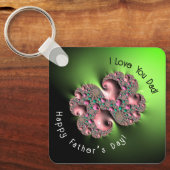 Fractal3 Happy Father's Day! Sleutelhanger (Voorkant)