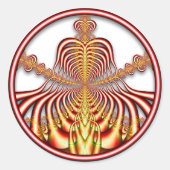 Fractal 0708011724bC Sticker (Voorkant)
