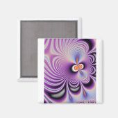 Fractal #10 magneet (Voorkant / Achterkant)