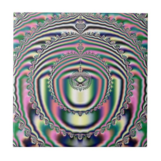 Fractal 10 Tegel Tegeltje (Voorkant)