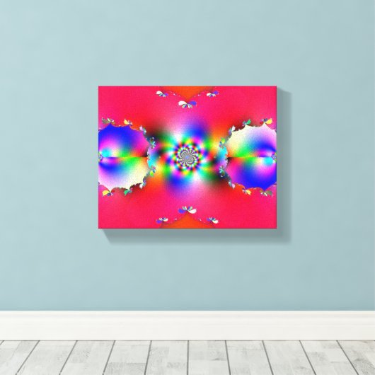 Fractal 124 Canvas Print (Insitu (Houten vloer))