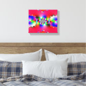 Fractal 124 Canvas Print (Insitu (Slaapkamer))