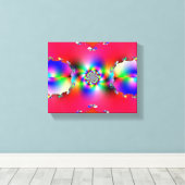 Fractal 124 Canvas Print (Insitu (Houten vloer))